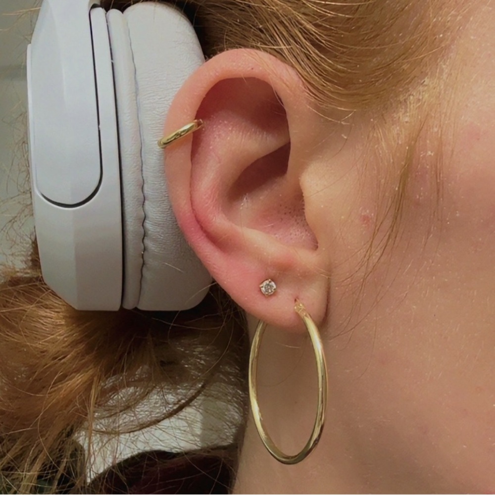 Gold Hoop Earrings